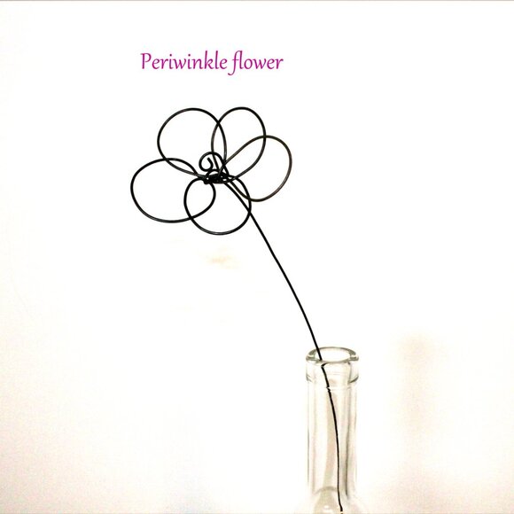 Handmade Wire Flowers Made to Order Made In Canada One of a kind Metal Bouquet - Picture 11 of 13
